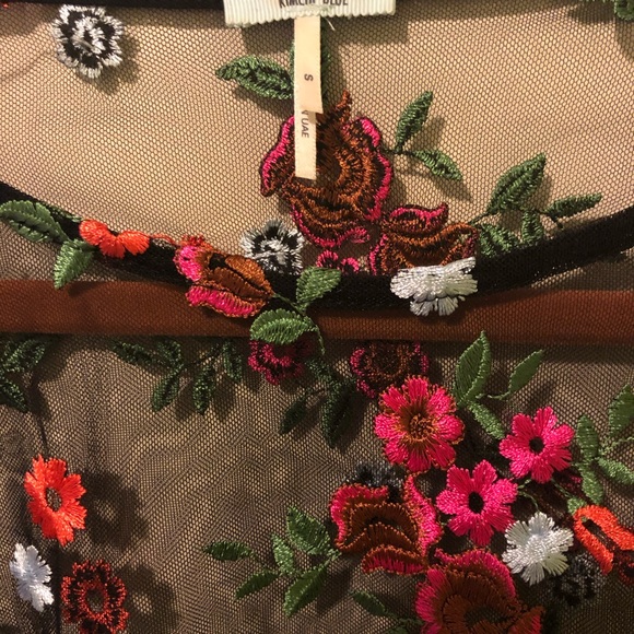 UO Mesh Floral Long Sleeve - Picture 4 of 7